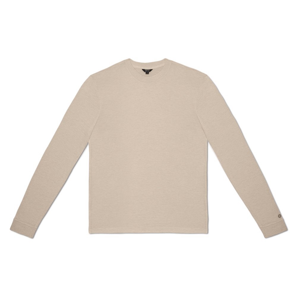 Allbirds Men\'s TrinoXO™ Long Sleeve - T-Shirt Beige - GKL389476